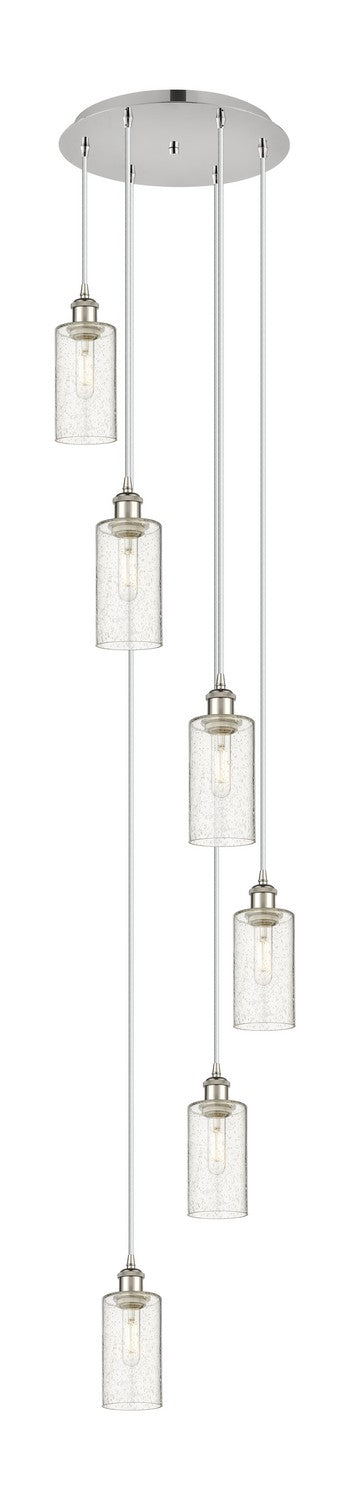 Innovations 116B-6P-PN-G434-7SDY Six Light Pendant, Polished Nickel