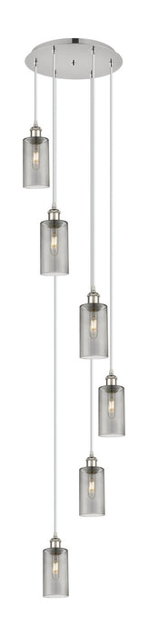 Innovations 116B-6P-PN-G434-7SM Six Light Pendant, Polished Nickel