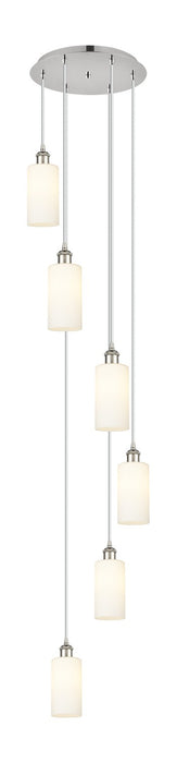 Innovations 116B-6P-PN-G434-7WH Six Light Pendant, Polished Nickel