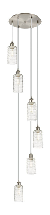 Innovations 116B-6P-SN-G434-7DE Six Light Pendant, Brushed Satin Nickel