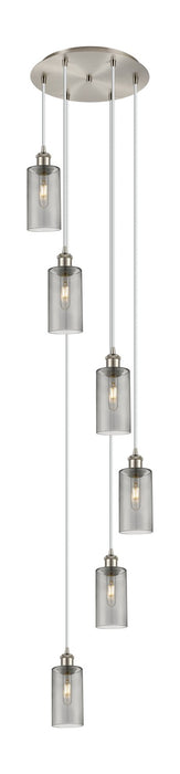 Innovations 116B-6P-SN-G434-7SM Six Light Pendant, Brushed Satin Nickel