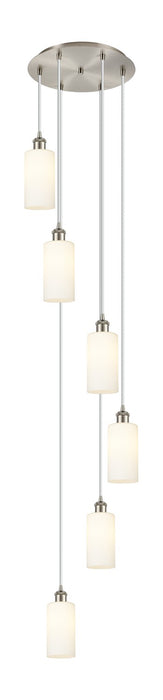 Innovations 116B-6P-SN-G434-7WH Six Light Pendant, Brushed Satin Nickel