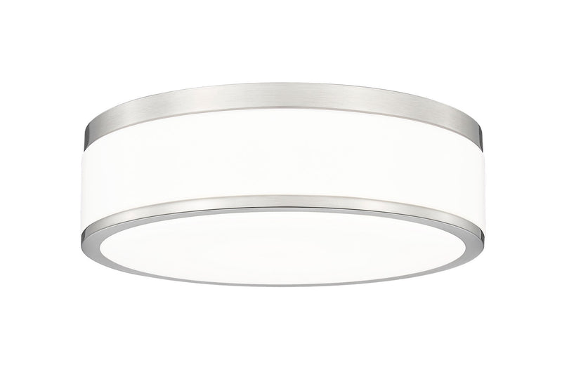 Z-Lite 1012F12-BN-LED LED Flush Mount, Brushed Nickel