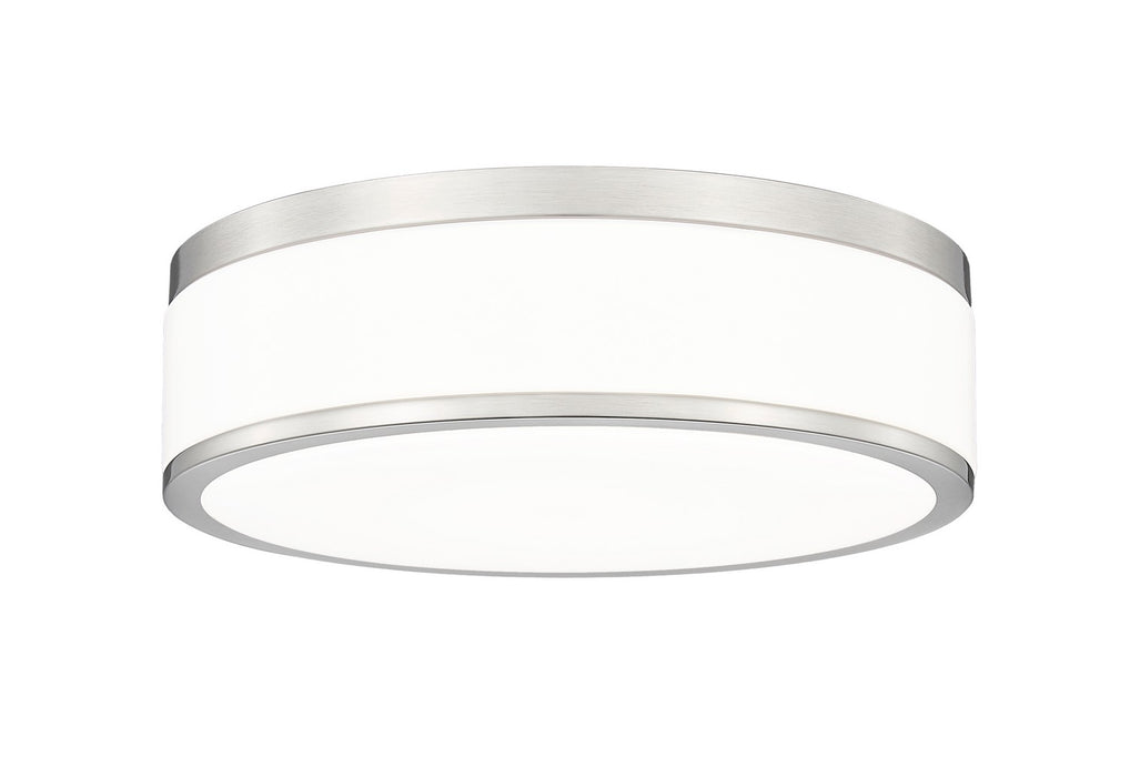 Z-Lite 1012F12-BN-LED LED Flush Mount, Brushed Nickel