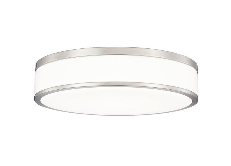 Z-Lite 1012F16-BN-LED LED Flush Mount, Brushed Nickel