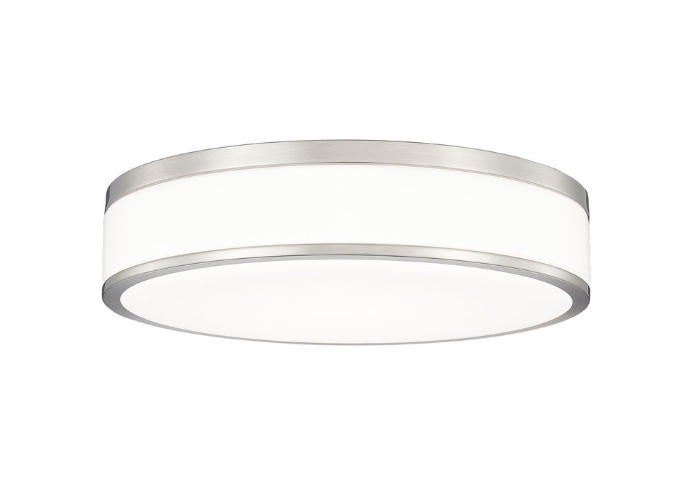 Z-Lite 1012F16-BN-LED LED Flush Mount, Brushed Nickel