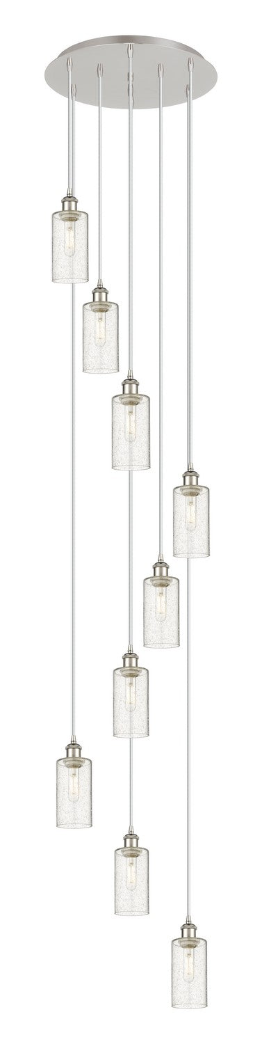 Innovations 119B-9P-PN-G434-7SDY Nine Light Pendant, Polished Nickel