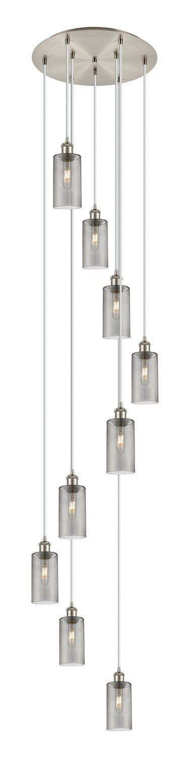 Innovations 119B-9P-SN-G434-7SM Nine Light Pendant, Brushed Satin Nickel