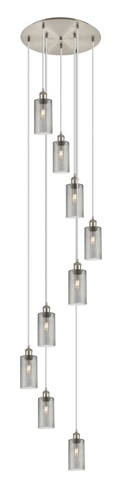 Innovations 119B-9P-SN-G434-7SM Nine Light Pendant, Brushed Satin Nickel