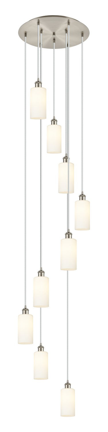 Innovations 119B-9P-SN-G434-7WH Nine Light Pendant, Brushed Satin Nickel
