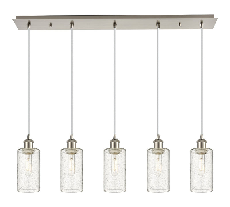 Innovations 125B-5P-SN-G434-7SDY Five Light Linear Pendant, Brushed Satin Nickel