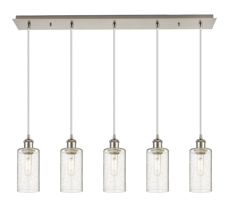 Innovations 125B-5P-SN-G434-7SDY Five Light Linear Pendant, Brushed Satin Nickel