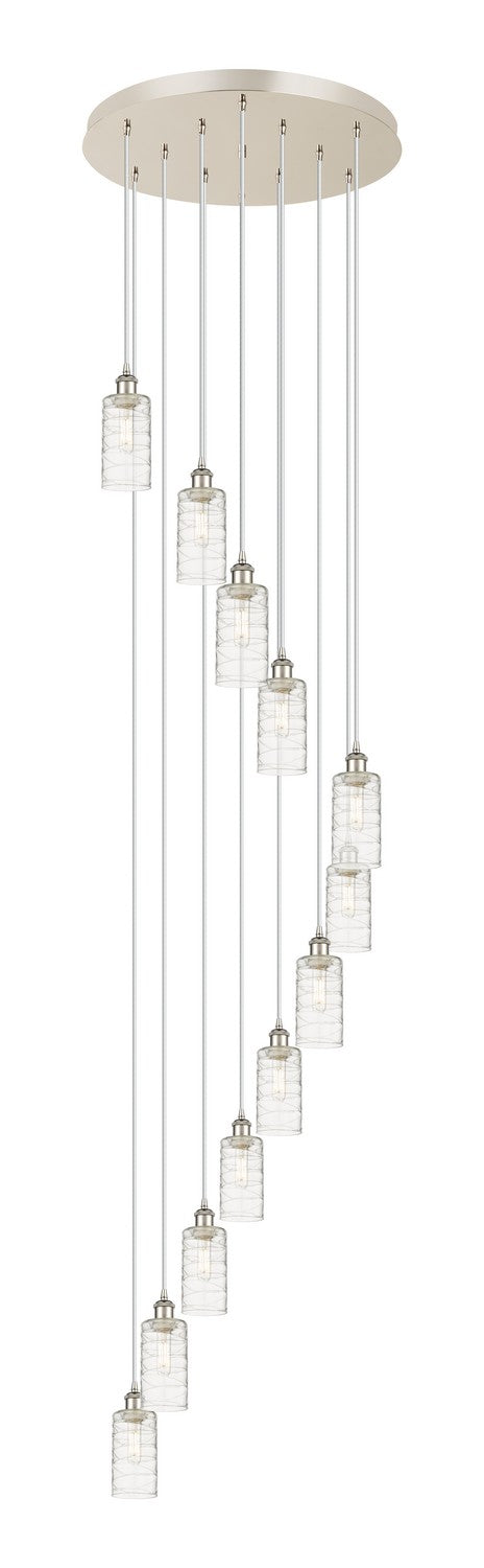 Innovations 126B-12P-PN-G434-7DE 12 Light Pendant, Polished Nickel