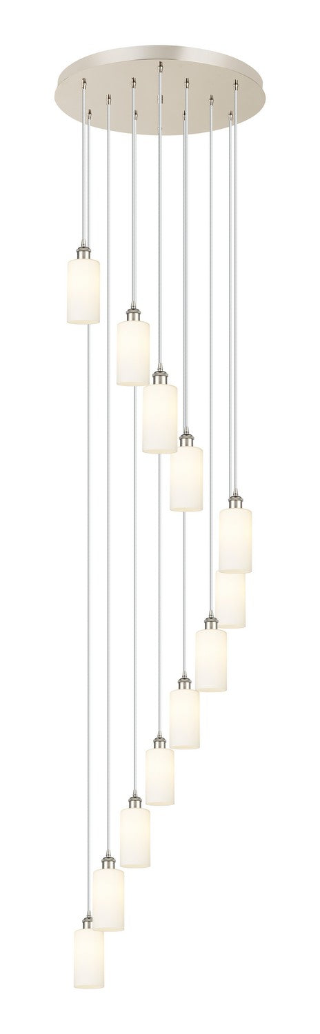Innovations 126B-12P-PN-G434-7WH 12 Light Pendant, Polished Nickel