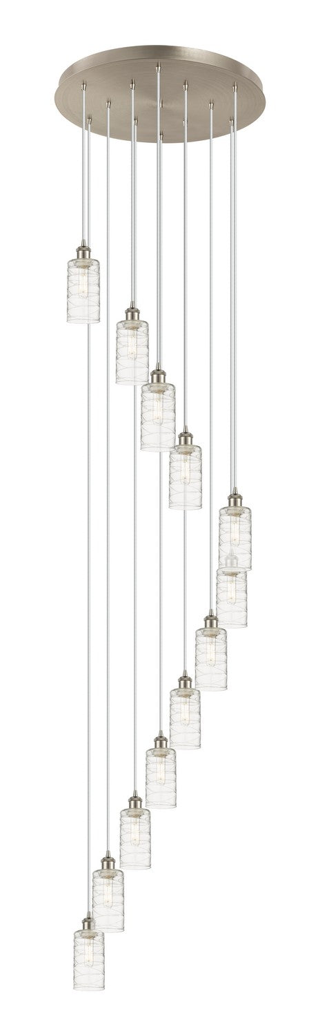 Innovations 126B-12P-SN-G434-7DE 12 Light Pendant, Brushed Satin Nickel
