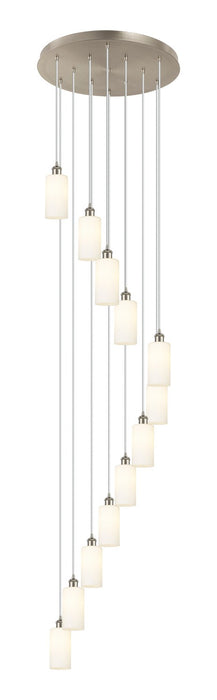 Innovations 126B-12P-SN-G434-7WH 12 Light Pendant, Brushed Satin Nickel