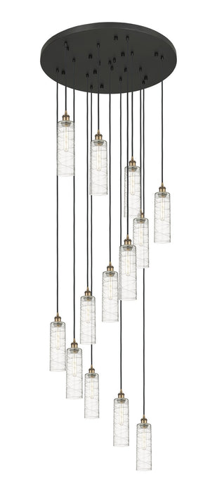 Innovations 132BK-B-13P-BB-G434-12DE 13 Light Pendant, Brushed Brass