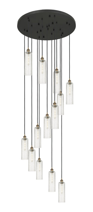 Innovations 132BK-B-13P-BB-G434-12SDY 13 Light Pendant, Brushed Brass