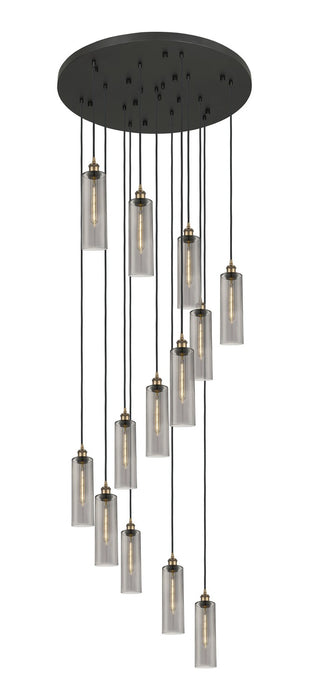 Innovations 132BK-B-13P-BB-G434-12SM 13 Light Pendant, Brushed Brass