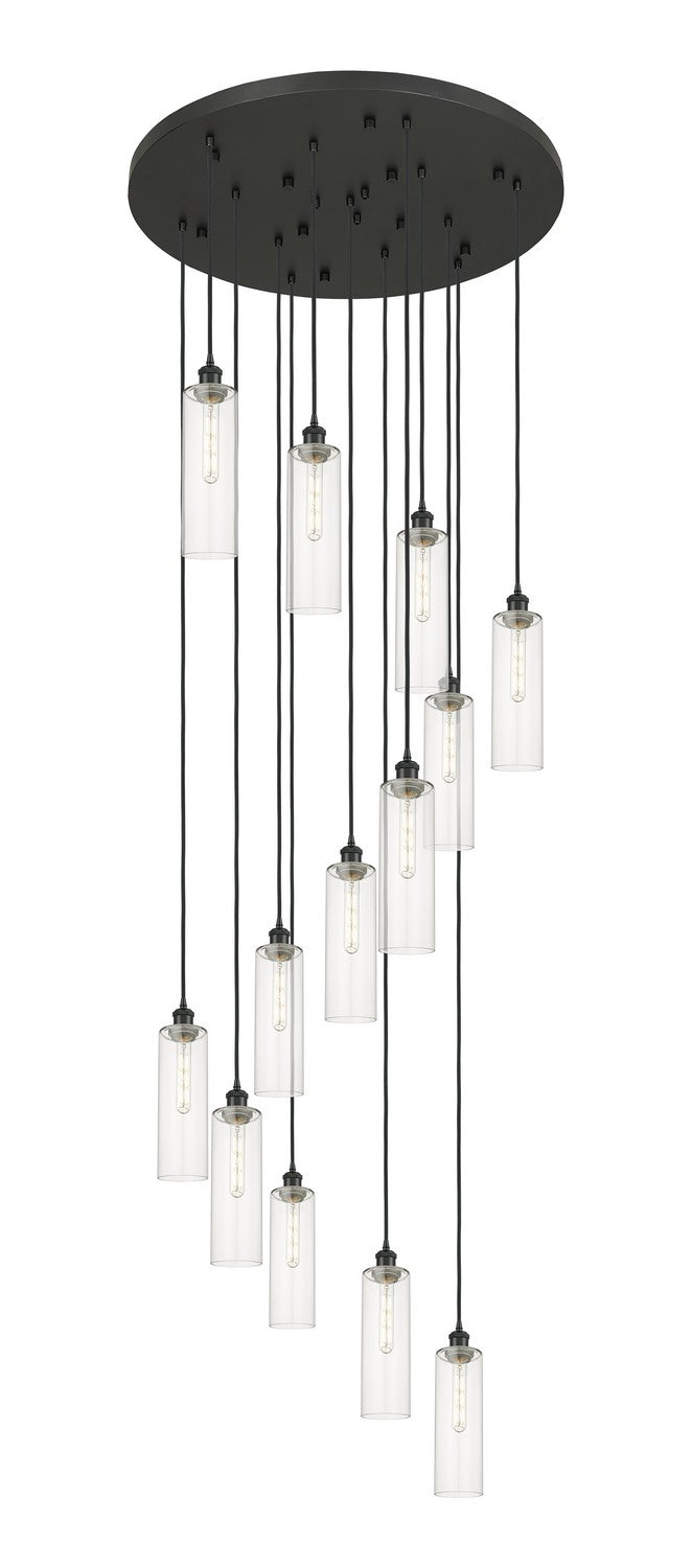 Innovations 132BK-B-13P-BK-G434-12CL 13 Light Pendant, Matte Black