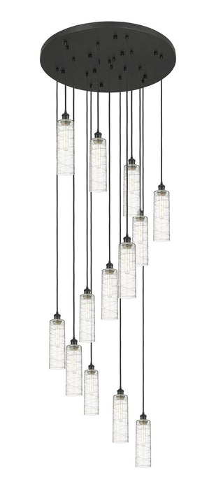 Innovations 132BK-B-13P-BK-G434-12DE 13 Light Pendant, Matte Black