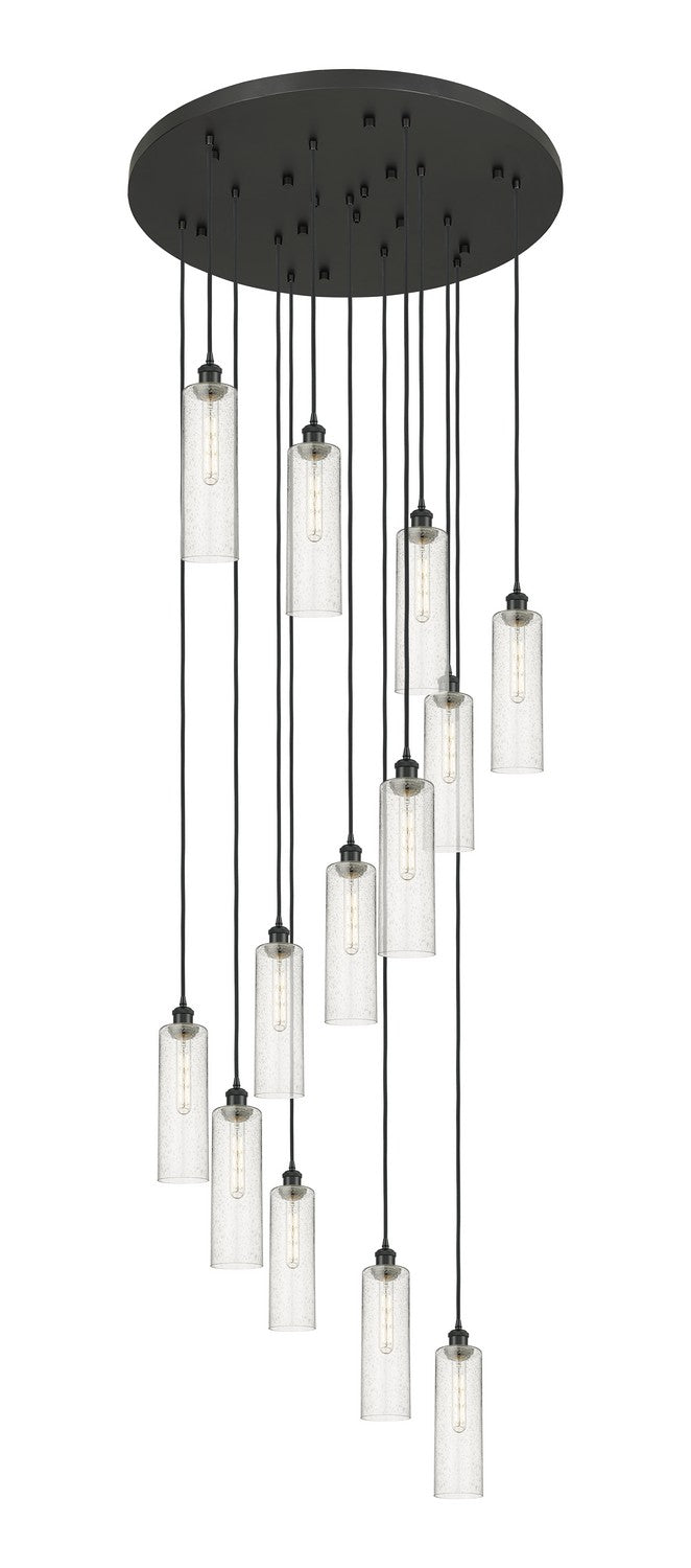 Innovations 132BK-B-13P-BK-G434-12SDY 13 Light Pendant, Matte Black