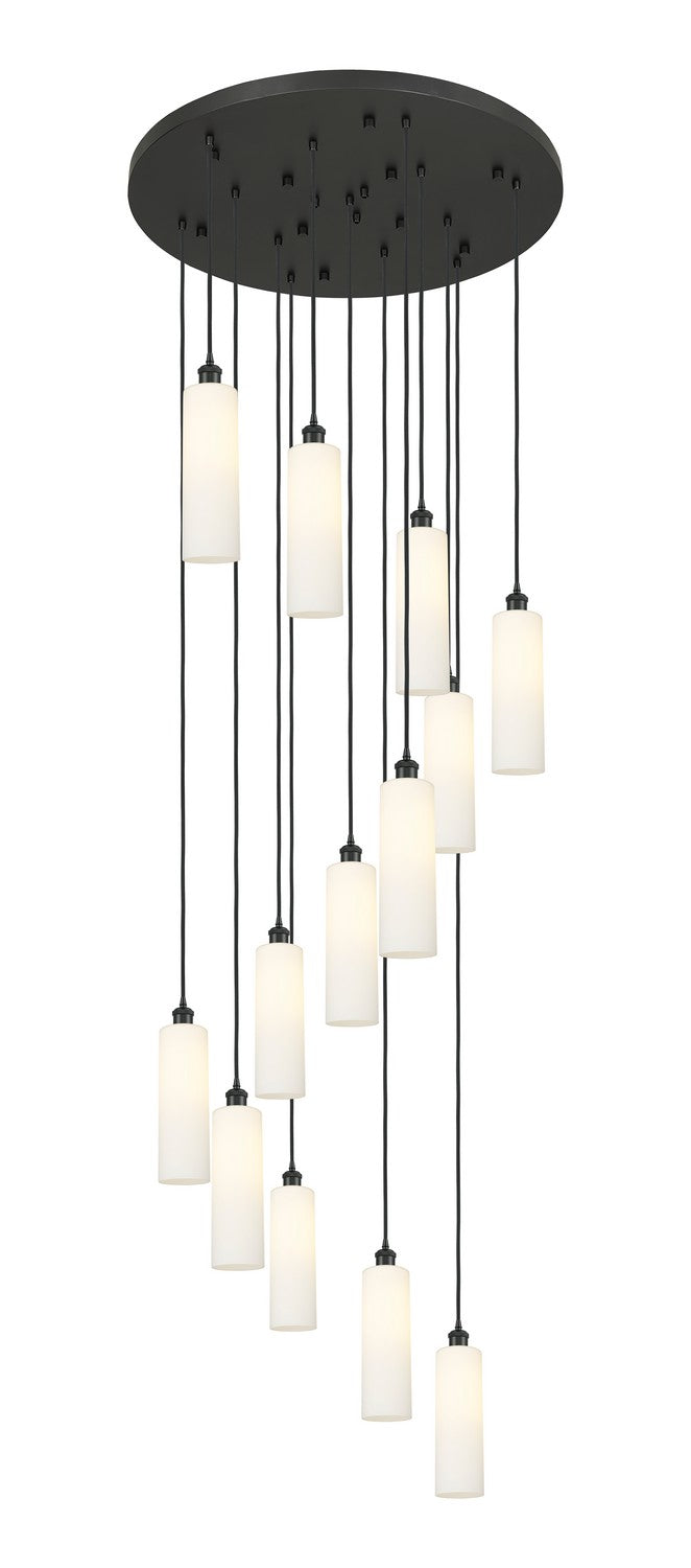 Innovations 132BK-B-13P-BK-G434-12WH 13 Light Pendant, Matte Black