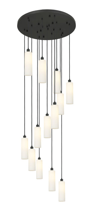 Innovations 132BK-B-13P-BK-G434-12WH 13 Light Pendant, Matte Black