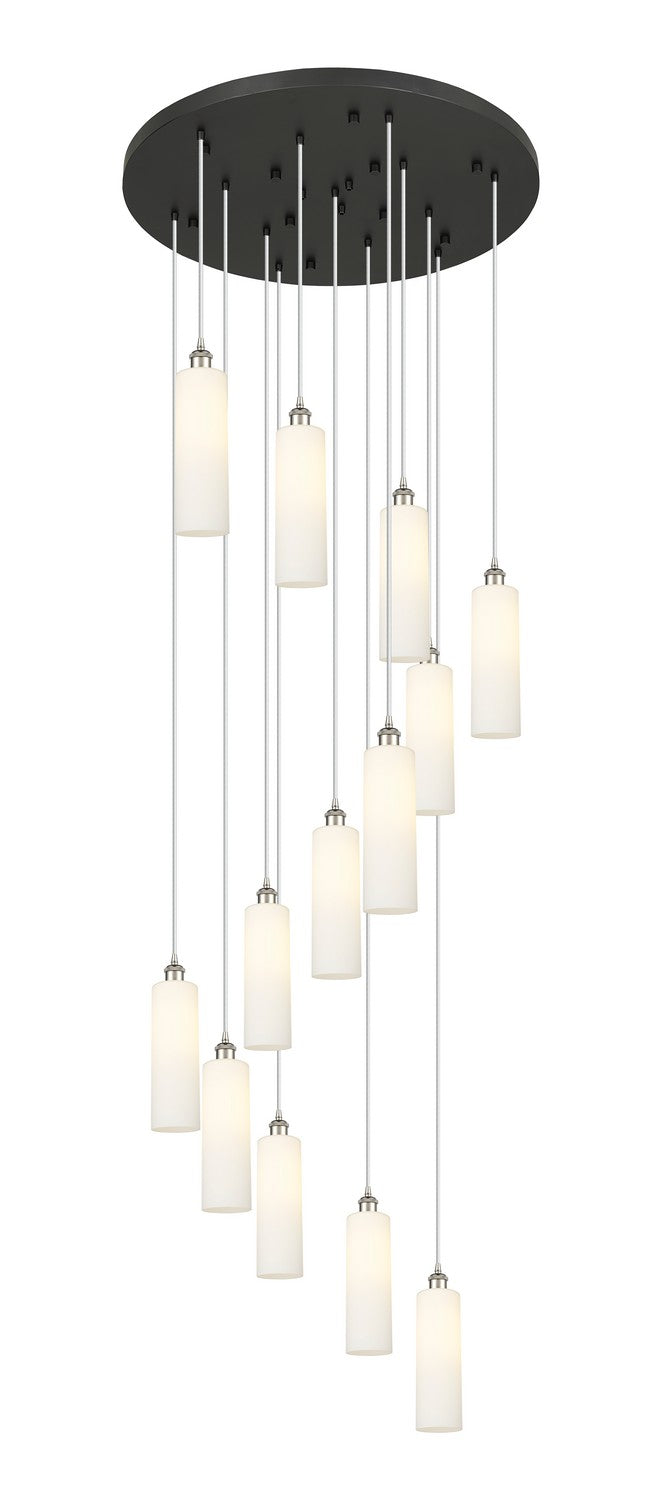 Innovations 132BK-B-13P-PN-G434-12WH 13 Light Pendant, Polished Nickel