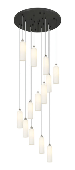 Innovations 132BK-B-13P-PN-G434-12WH 13 Light Pendant, Polished Nickel