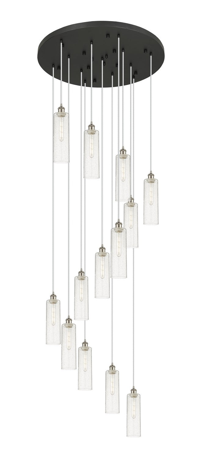 Innovations 132BK-B-13P-SN-G434-12SDY 13 Light Pendant, Brushed Satin Nickel