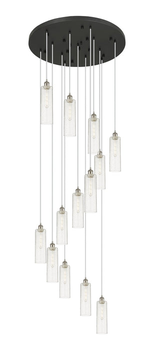 Innovations 132BK-B-13P-SN-G434-12SDY 13 Light Pendant, Brushed Satin Nickel