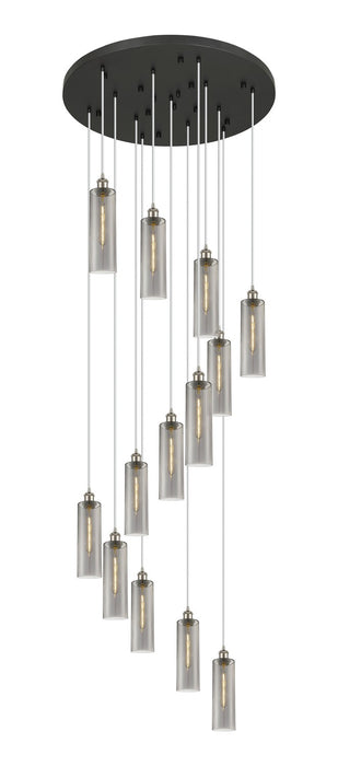 Innovations 132BK-B-13P-SN-G434-12SM 13 Light Pendant, Brushed Satin Nickel