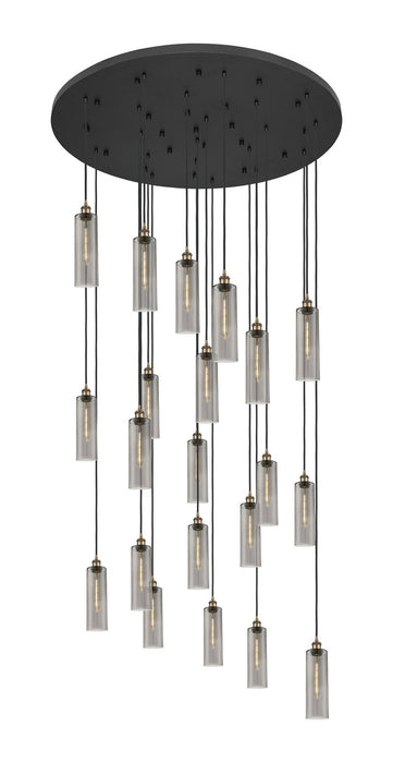 Innovations 148BK-B-21P-BB-G434-12SM 21 Light Pendant, Brushed Brass