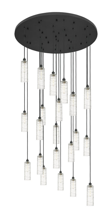 Innovations 148BK-B-21P-BK-G434-12DE 21 Light Pendant, Matte Black