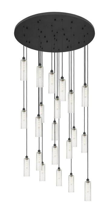 Innovations 148BK-B-21P-BK-G434-12SDY 21 Light Pendant, Matte Black