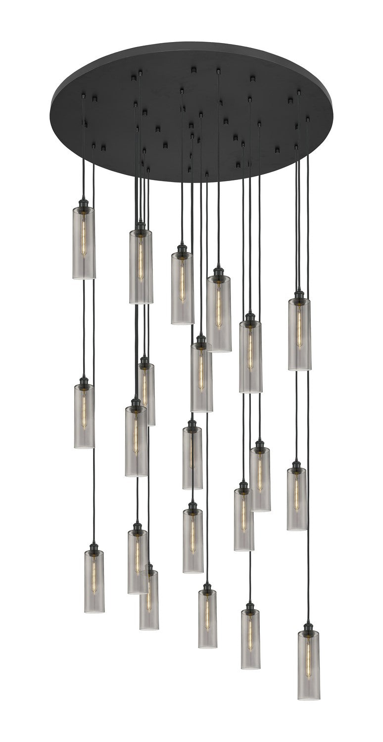 Innovations 148BK-B-21P-BK-G434-12SM 21 Light Pendant, Matte Black
