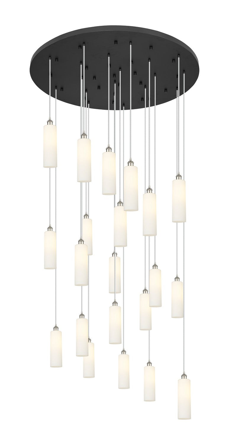 Innovations 148BK-B-21P-PN-G434-12WH 21 Light Pendant, Polished Nickel