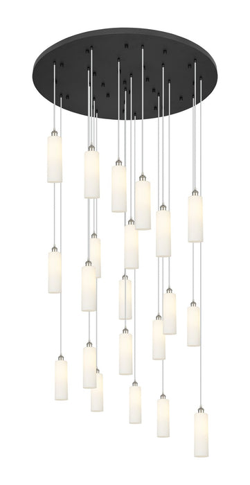 Innovations 148BK-B-21P-PN-G434-12WH 21 Light Pendant, Polished Nickel