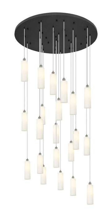 Innovations 148BK-B-21P-SN-G434-12WH 21 Light Pendant, Brushed Satin Nickel