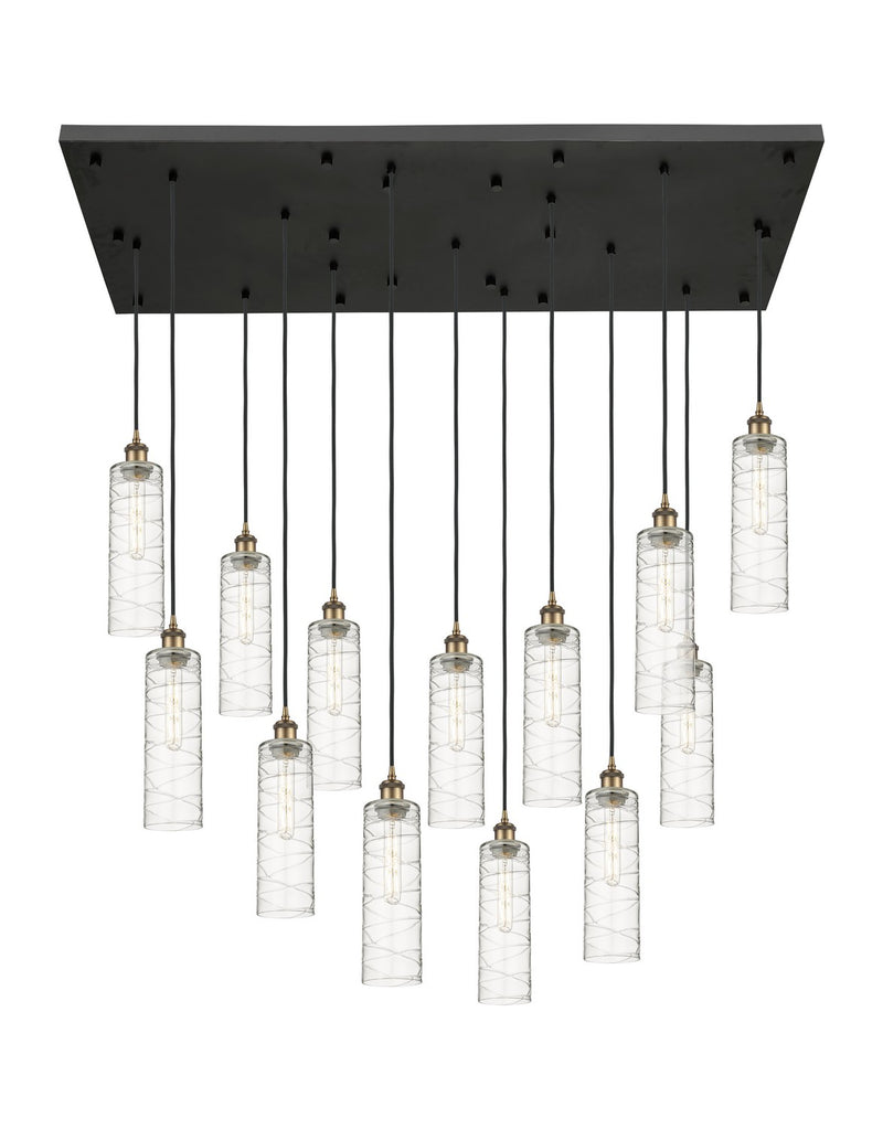 Innovations 154BK-B-13P-BB-G434-12DE 13 Light Pendant, Brushed Brass