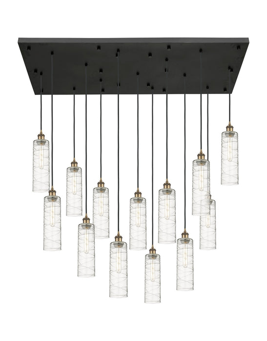 Innovations 154BK-B-13P-BB-G434-12DE 13 Light Pendant, Brushed Brass