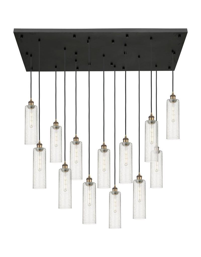 Innovations 154BK-B-13P-BB-G434-12SDY 13 Light Pendant, Brushed Brass
