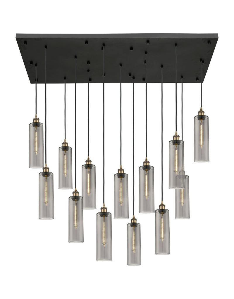 Innovations 154BK-B-13P-BB-G434-12SM 13 Light Pendant, Brushed Brass