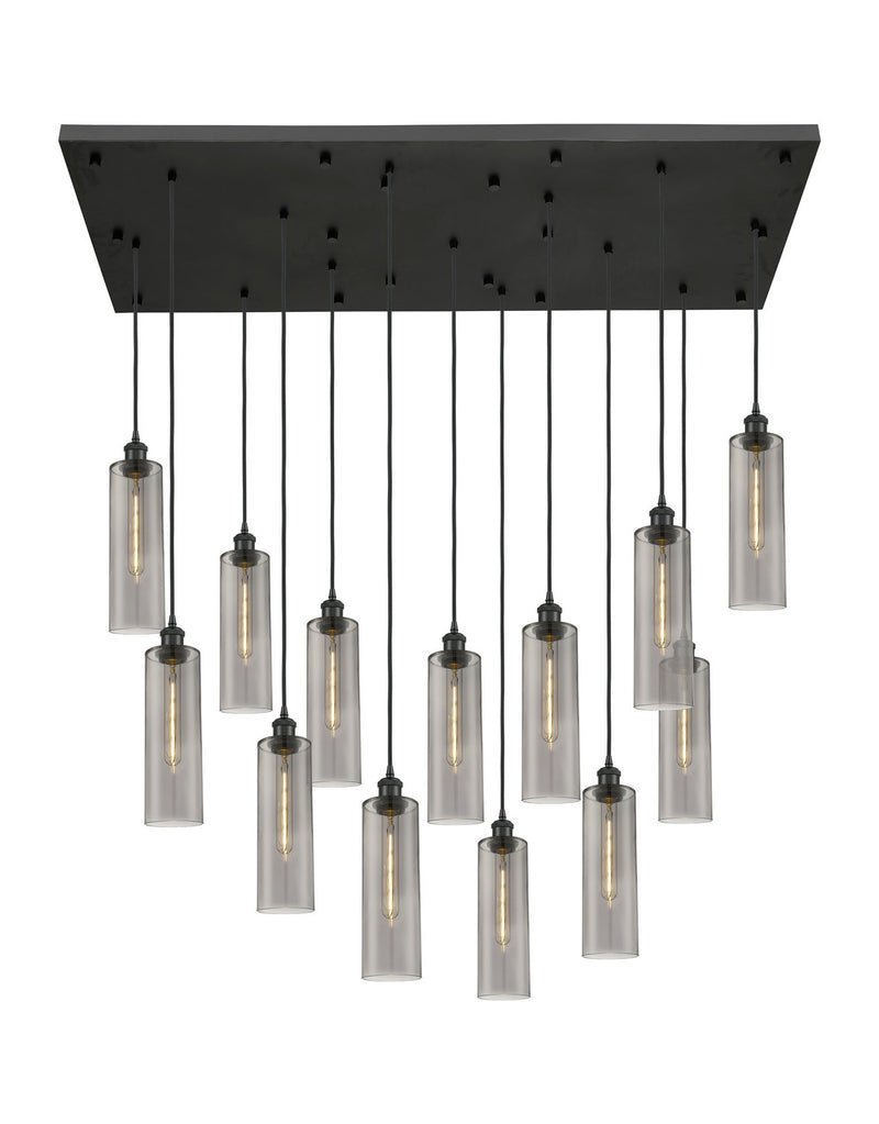 Innovations 154BK-B-13P-BK-G434-12SM 13 Light Pendant, Matte Black