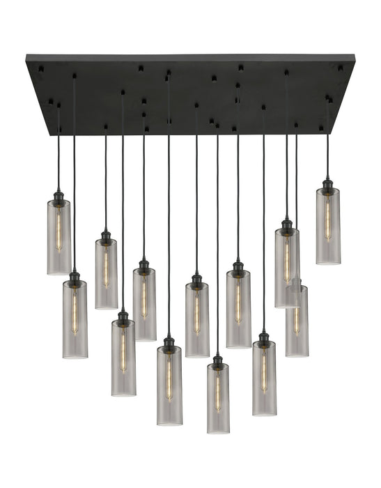 Innovations 154BK-B-13P-BK-G434-12SM 13 Light Pendant, Matte Black