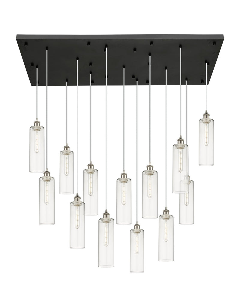 Innovations 154BK-B-13P-SN-G434-12CL 13 Light Pendant, Brushed Satin Nickel