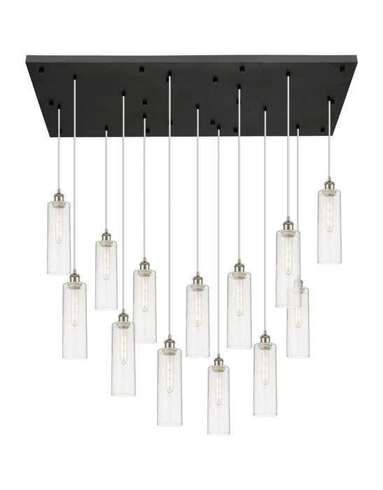 Innovations 154BK-B-13P-SN-G434-12SDY 13 Light Pendant, Brushed Satin Nickel