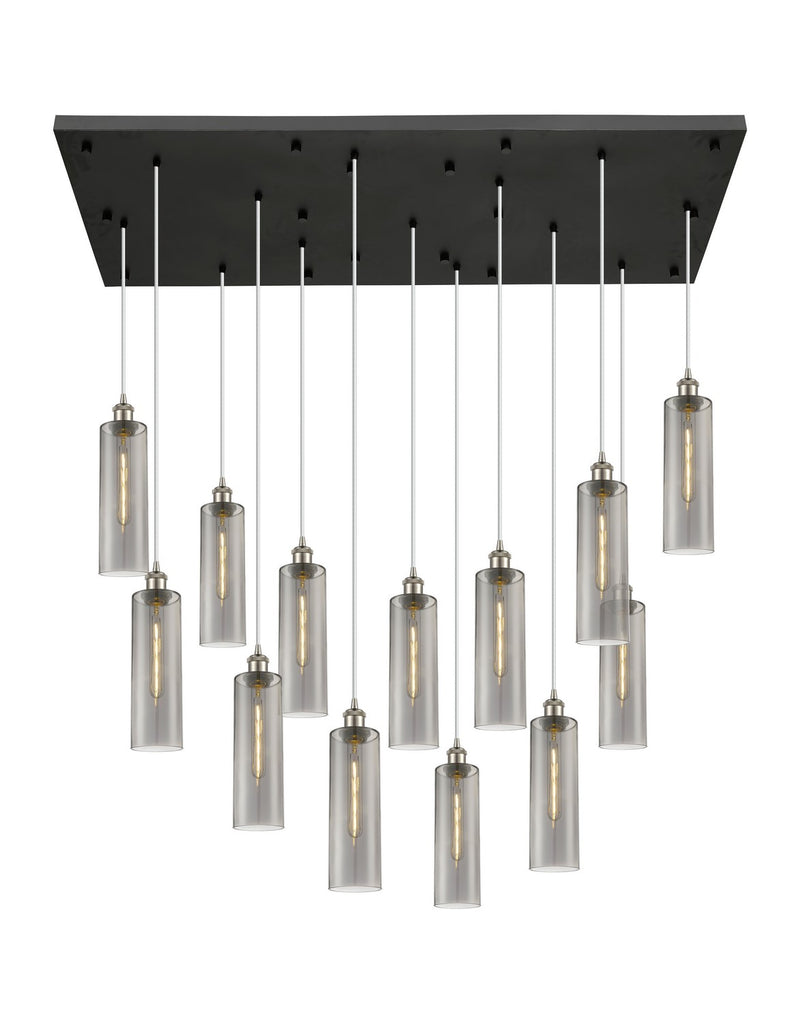 Innovations 154BK-B-13P-SN-G434-12SM 13 Light Pendant, Brushed Satin Nickel