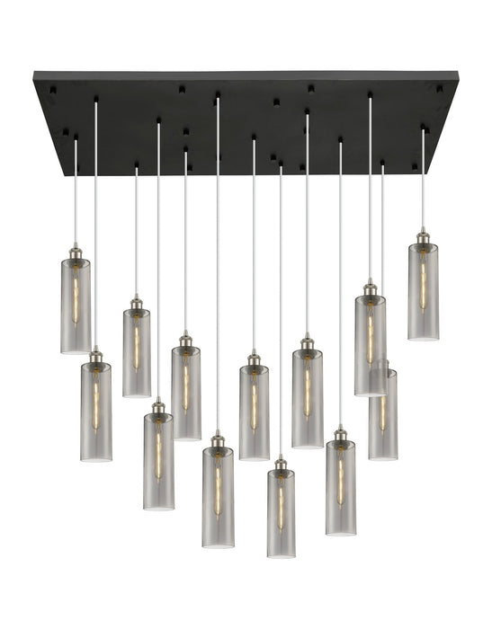 Innovations 154BK-B-13P-SN-G434-12SM 13 Light Pendant, Brushed Satin Nickel
